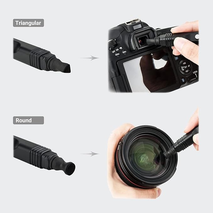 Compact Lens Cleaning Pen,Lens Cleaner Brush for Camera Filters Camcorders Leupold Scope Binoculars Keyboards VR Headset and More Electronics | for Camera Filters Camcorders Leupold Scope Binoculars Keyboards VR Headset Eyeglasses and More Electronics - Image 4