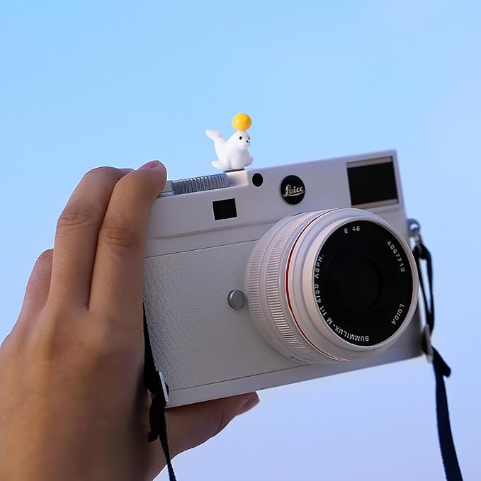 Camera Hot Shoe Cover, Cartoon Hot Shoe Cap, Hot Shoe Protector Compatible with Sony Fujifilm Fuji Canon Nikon Pentax Leical Panasonic (2pcs Seal Dolphin) - Image 4
