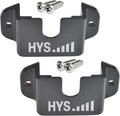 HYS Handheld CB Radio and Mic Holder Clip W/Screw for Motorola HLN9073B | Fits both HT radios and speaker mics with round-knob or belt-clip.Screw-mount installs on dash console or any flat surface by HYS