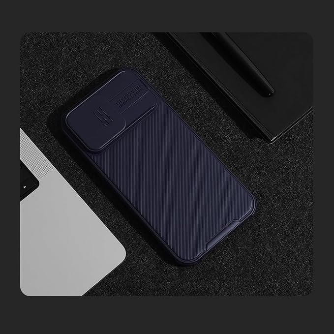 Nillkin CamShield Pro Magnetic Case for iPhone 15 Pro Max, Compatible with MagSafe, Sliding Camera Cover, Dark Purple - Image 6