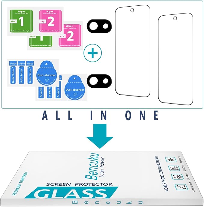 2+2 Pack Screen Protector for Google Pixel 10a Tempered Glass | with Camera Lens Protector, Anti Scratch, Bubble Free - Image 7
