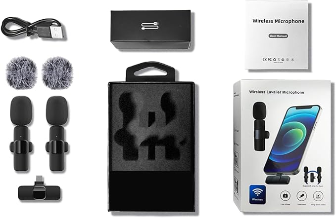 Professional Wireless Lavalier Lapel Microphone for iPhone, Mini Video Recording Mic for Interview Video Podcast Vlog YouTube & Livestream, Noise Reduction, Plug & Play (Lightning Port) - Image 8