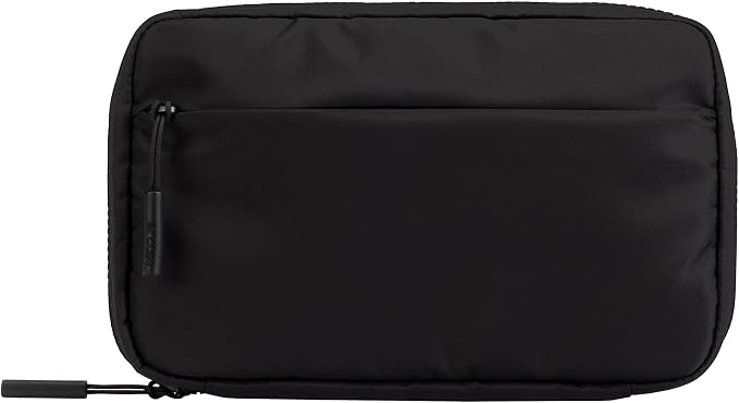 Incase Nylon Accessory and Electronics Organizer Bag - Small Travel Pouch for Cords, Gadgets, Accessories, Compact Tech Bag with Faux-Fur Padded Compartment - Image 4
