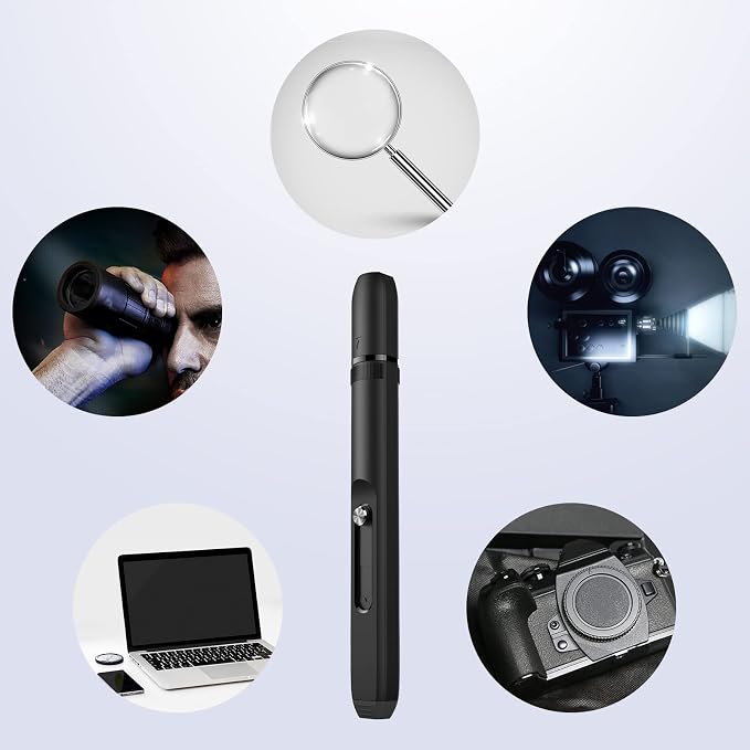 VSGO V-P01E Camera Lens Cleaning Pen with Carbon Tip and Retractable Brush | Dry, Liquid-Free Cleaning for Fingerprints and Smudges; Compact Format for Camera Bags and Travel - Image 5