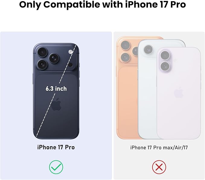 Nillkin for iPhone 17 Pro Case with Slide Camera Cover & Thin Slim Fit | Shockproof Protective | Protector Privacy | Phone Case Camera Lens Protector, Gray - Image 8