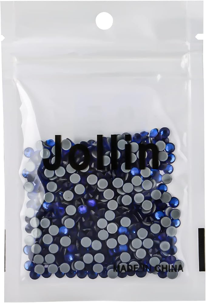 Jollin Hotfix Rhinestones Flatback Crystal 4mm SS16, Sapphire | 576pcs Hot Fix Crystals Glass Rhinestones for Bedazzling, Crafting, Clothes, Shoes & Accessories DIY Decoration - Image 7