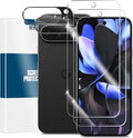 Screen Protector for Google Pixel 9 Pro XL, [2+2 Pack] Tempered Glass for Pixel 9 Pro XL & Camera Lens Protectors[Ultrasonic Fingerprint Unlock] [Case Friendly] [Bubble-Free] 6.8 Inches by YEYEBF