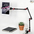Magic Arm Camera Mount, 32" Aluminum Articulating Arm with Desk Clamp & Standard 1/4" Screw, Heavy Duty Overhead Tablet Stand for Video Recording, Live Streaming, Vlogging by GOINWAVE