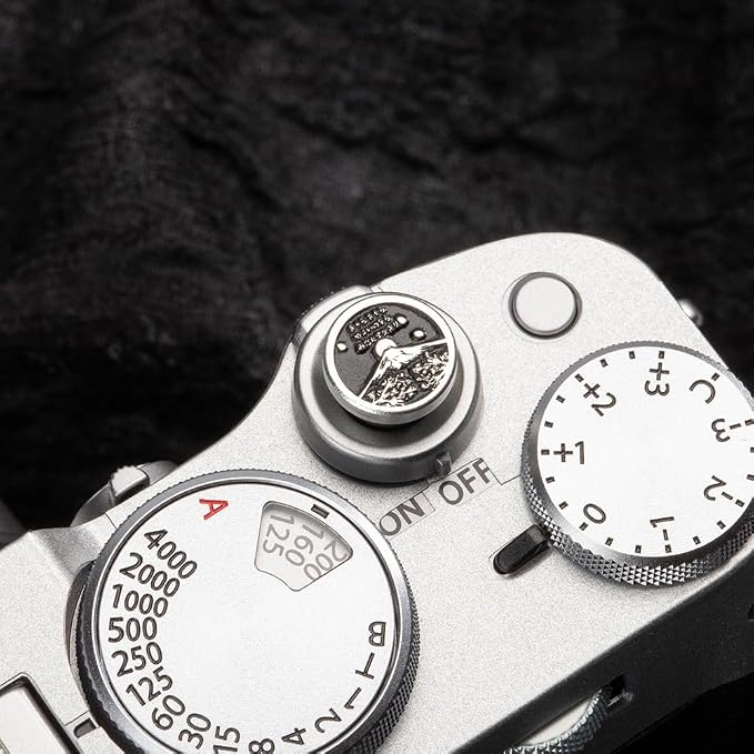 Falling Cherry Blossoms Camera Metal Shutter Decorative Button for Fujifilm X100VI X-M5 X-E5 X-Half X-T4 X-T3 for Nikon zf zfc (Aluminum Alloy-Shutter Decorative Button) - Image 6