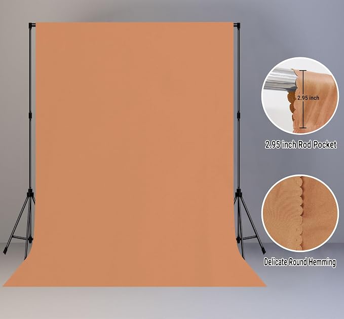 Light Pink Photography Backdrop for Photoshoot, Fabric 10x20ft | Polyester Studio Photo Backgrounds, Non Reflective, Easy to Hang, for Portrait Shoot, Product, Party Decor, Video Creation - Image 2