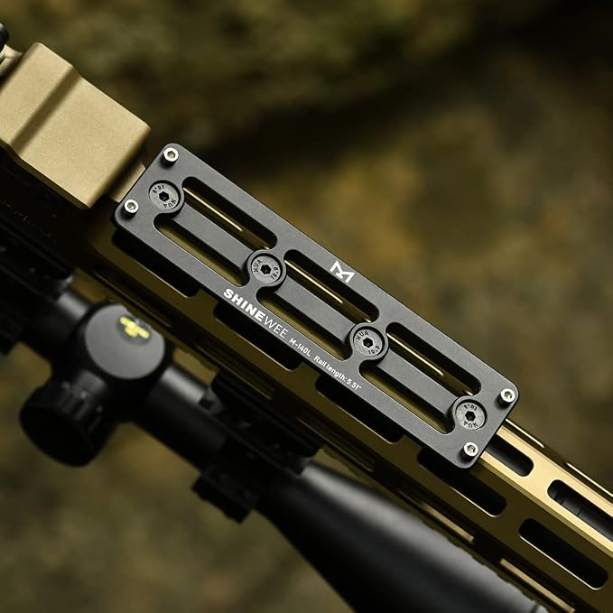 SHINEWEE Arca Dovetail Rail for M-LOK System – Quick-Release Tripod Mount Adapter | Compatible with Arca-Swiss/RRS Standards | Lightweight Aluminum Hunting Accessory | 4-Slot Interface - Image 9