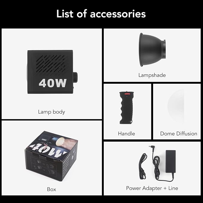 M60 Handle LED Video Light with Soft Box Protable Mini COB LED Bi-Color 2500-8500K CRI≥95 TLCI≥97 Built-in 3400mAh Battery Photo Studio Lights Vlog Shoot Fill Lighting 8 Scenes (M60 Handle lamp) - Image 7