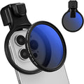 K&F CONCEPT 67mm Press-on CPL Phone Lens Filter Kit | Polarizing Filter Compatible with iPhone 17/16/15/14/13/12 Standard, 16/15/14/13/12 Pro/Pro Max, 67mm Threaded Filters, FP102 by KFCONCEPT