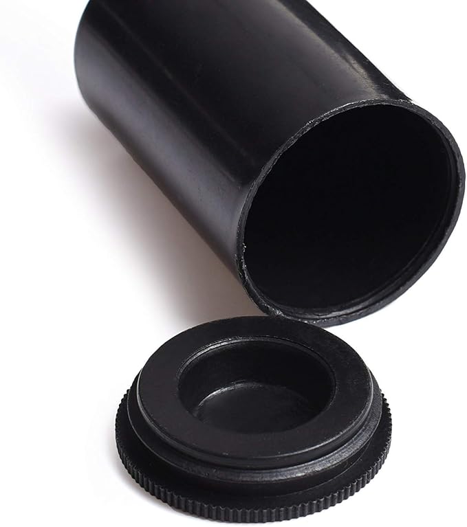 AKIRO Film Canisters with Caps 35 mm Empty Camera Reel Storage Containers Case Plastic Storage 15 Pack Black - Image 4