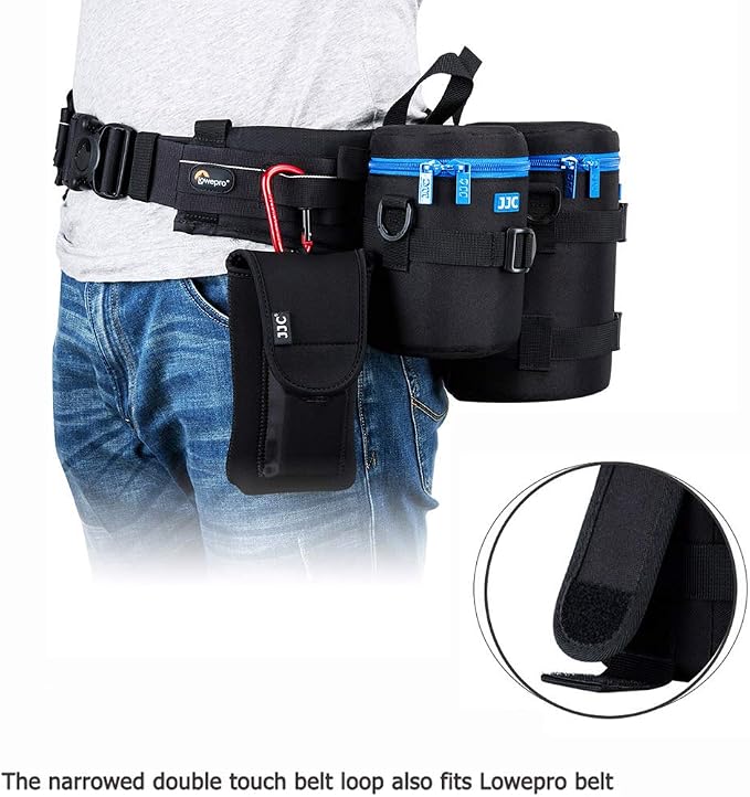 JJC Camera Lens Case Pouch, Padded Bag Fits Lens up to 3.9 x 6.5 (D x L) | for Canon RF 24-105mm f4L/EF 24-70mm f2.8L/EF 100mm/Nikon NIKKOR Z 24-70mm f2.8S/AF-S 24-70mm f2.8G Lens & More - Image 8