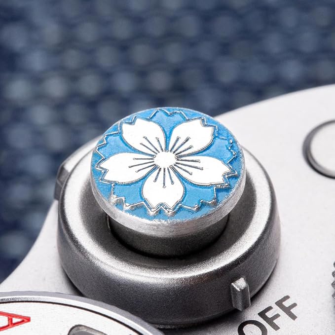 Camera Metal Shutter Buttons for FUJIFILM X100VI X100V XPro3 XPro2 XPro1 X-T4 X-T3 X-T50 X-T30 for NikonZF Z5 Z6 for Canon (Blue-Shutter Decorative Button) - Image 5