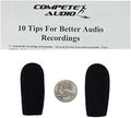 CA945 foam microphone windscreens (microphone covers) (2-pack) for use mini-shotgun mics, larger headsets and desktop microphones by Unknown