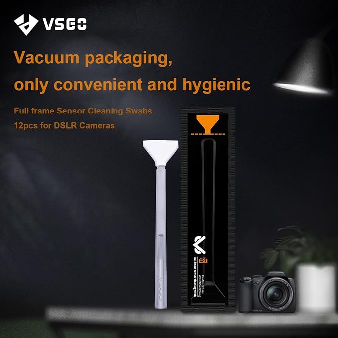 VSGO 24pcs Full-Frame Camera Sensor Cleaning Kit, Sensor Cleaning Swabs, Compatible with DSLR & SLR Digital Cameras (V-S03-24) - Image 7