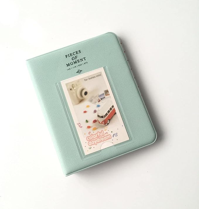 64 Pockets For Polaroid Photo Album Mini Instant Picture Case Storage For Fujifilm Instax Mini Film 8 Korea Instax Album-Green by Comebuywide