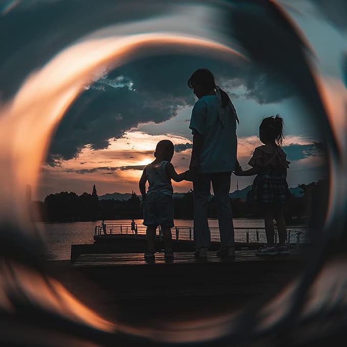 90mm Handheld Swirl Effect Filter Photography Foreground Blur Props SLR Mirrorless Camera Lens Accessories - Image 7