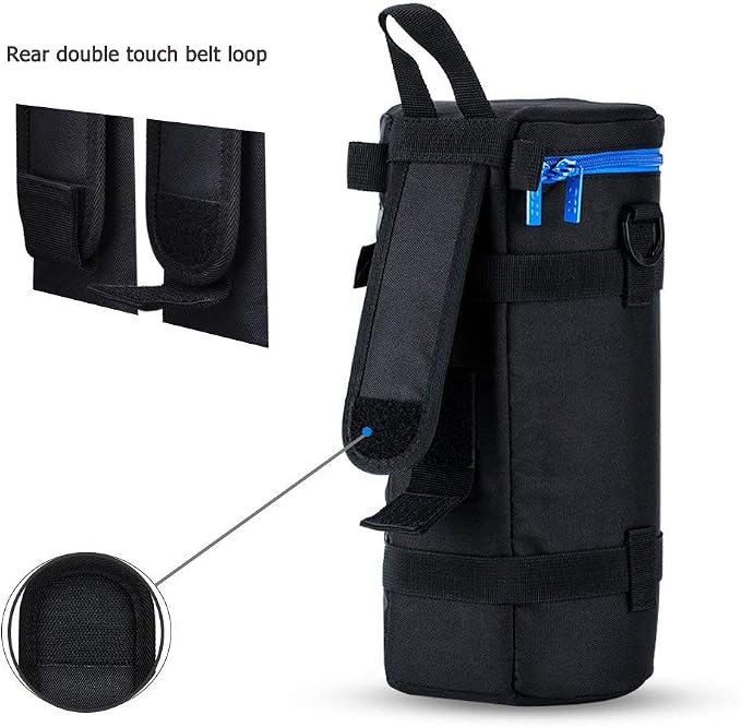 JJC Lens Case Pouch Bag for Sigma 150-600mm f5-6.3 C Lens below 4.9"x11.4" | for Sigma 150-500mm f5-6.3 DG OS HSM, Canon RF 800mm f11 IS STM, Nikon AF-S NIKKOR 200-500mm f5.6E ED VR Lens & More - Image 6