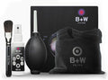 B + W 1086190 Care Set 5 Pieces for Lenses, Filters & Other Optical Surfaces (Cloth – Pen II, Foot Pump and Cleaner Lens Cleaner Wand/Bag) Black by B%2BW