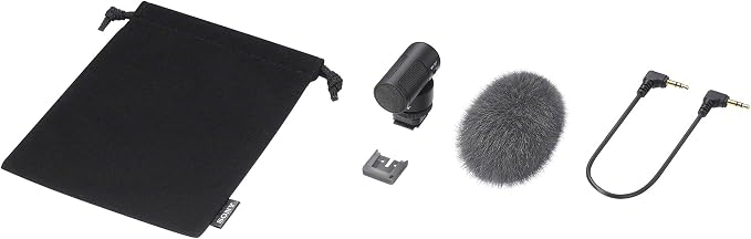 Sony Vlogger Shotgun Microphone Bundle | Nylon Braided 3.5mm Male-Female Audio Cable, Multi Interface Shoe, Large-Diameter, 14.6 mm Capsule, Windscreen, (2 items) - Image 7