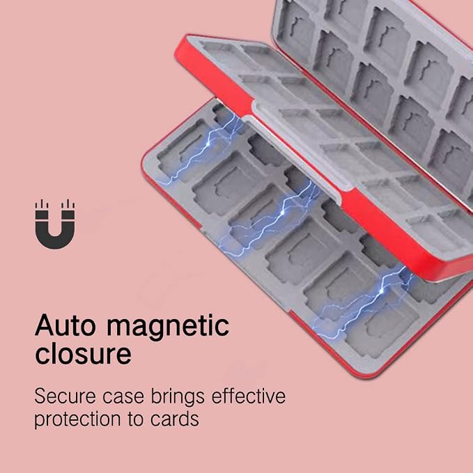 PERFECTSIGHT Switch Game Case Compatible with Nintendo Switch OLED & Switch Lite, 48 Switch 2 Game Holder，Cute Switch Game Card Case Cartridge with 48 Slots Game Card Storage, Mali - Image 4