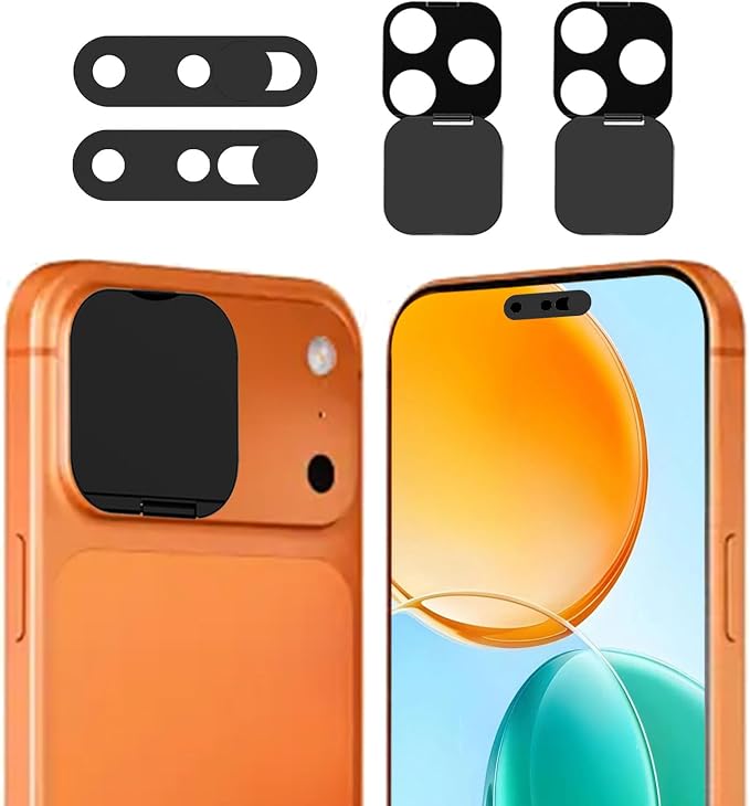 Privacy Cover, Camera Cover Compatible for iPhone 17 Pro/17 Pro Max | Protect Privacy and Security,Camera Lens Blocker Protect Security and Privacy-2Pack by MakLuen