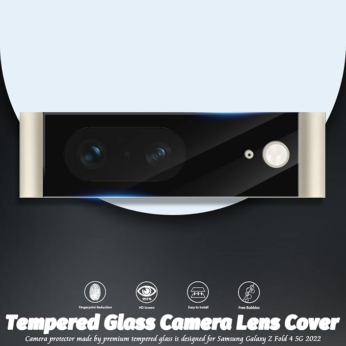 Orzero (3 Pack) Camera Lens Protector Compatible for Google Pixel 7 6.3-inch, Protector de Cámera Tempered Glass 9 Hardness HD Anti-Scratch Case Friendly Does not Affect Night Shots - Image 5