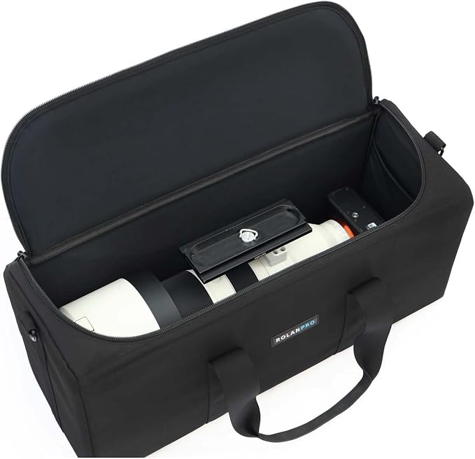 Rolanpro Telephoto Lens Camera Bag for Sony FE 400-800mm f/6.3-8 G OSS, Portable Hand-held Storage Bag, Lens Shoulder Bag (Black) - Image 2