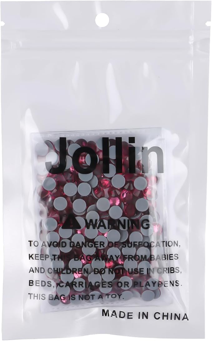 Jollin Hotfix Rhinestones Flatback Crystal Gems 6.4mm SS30, Rose | 288pcs Hot Fix Crystals Glass Rhinestones for Bedazzling, Crafting, Clothes, Shoes & Accessories DIY Decoration - Image 7