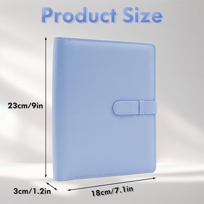 Photo Albums 4x6 Pictures – 152 Pockets Vegan Leather Cover Memory Album Book, Suitable for Family Wedding Boys Girls and Babies Storage (Blue) - Image 2