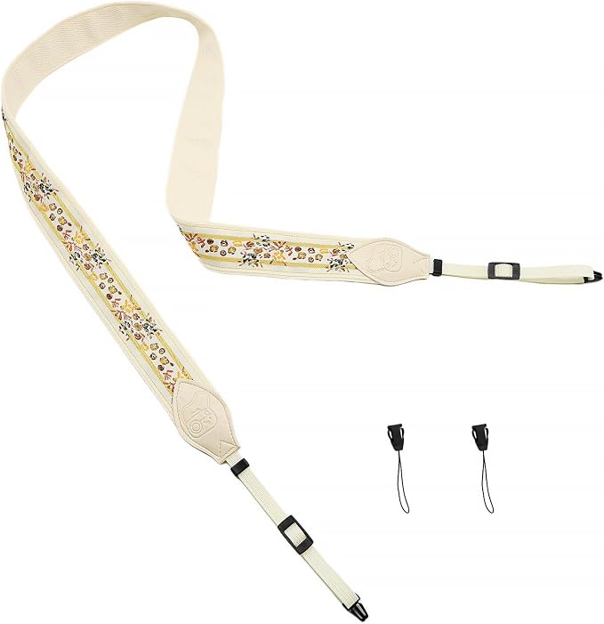 Camera Straps for Photographers, 1.5" Leather Camera Neck Strap, Quick Release Shoulder Camera Strap for All Cameras - Image 2