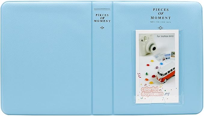Ablus 64 Pockets Mini Photo Album for Fujifilm Instax Mini 7s 8 8+ 9 25 26 50s 70 90 Instant Camera & Name Card (Blue n) - Image 4