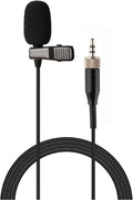 Lavalier Microphone Lapel Microphone Compatible with Sennheiser Wireless Transmitter - Unidirectional Condenser Mic – 3.5mm Screw Lock Plug by Sujeetec