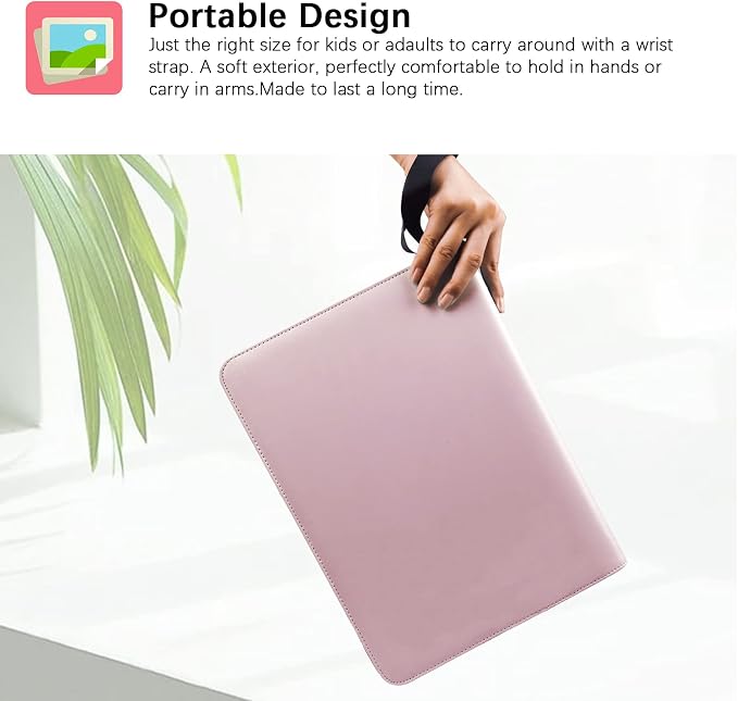 Veicevol 540-Pocket Album for Instax Mini & Polaroid 2x3 inch Photos, Pink | Designed for Instax Mini and Polaroid 2x3 Photos, Cover with Zipper Closure, Large Capacity, Holds Up to 540 Photos Securely - Image 8