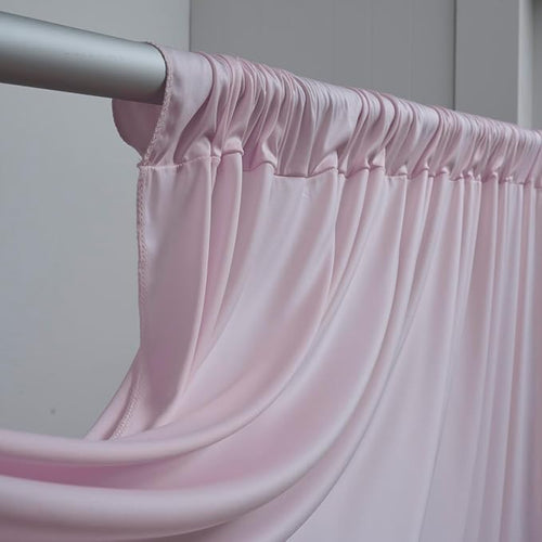 10 ft x 20 ft Baby Pink Backdrop Curtains for Parties, Wrinkle Free Light Pink Photography Backdrop Drapes for Wedding Grils Birthday Baby Shower Bridal Shower Party - Image 2