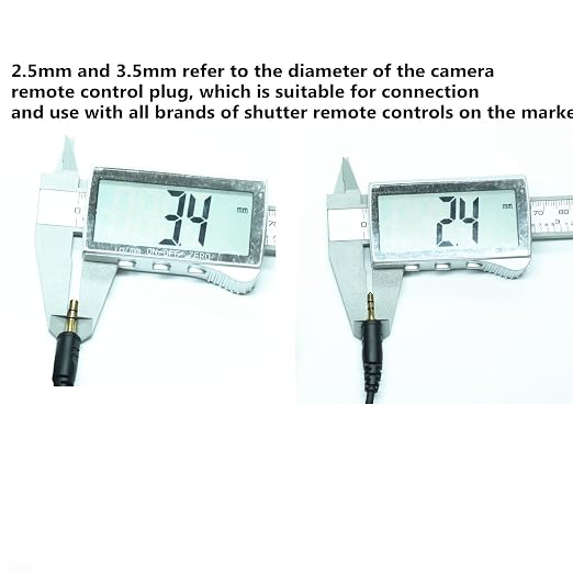 (3.5mm-USB c) for Sony a7v/a7m5/a7r6 Shutter Release Connection Cable Camera a6700 a7c r/a7cII/ZV-E1/ZV-E10 II 13.8in Flash Starter Remote Control Accessory Wire(3.5mm-Type c Cable 2pcs) - Image 5