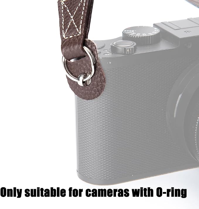Vintage Minimalist Genuine Leather Camera Strap Crazy Horse Leather Shoulder Strap For DSLR For Fuji For Nikon For LEICA - Image 7