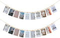 KLOGTSIND Hanging Photo Display with Clips, 2PCS Wood Bead Garland Banner | Photo String Banner with 10 Clips for Bedroom Room Dorm Cubicle, Picture Cards Artwork Display, Christmas Teen Girls Gifts by KLOGTSINDDirect