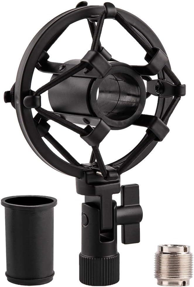 Microphone Shock Mount for 21mm-23mm Small Diameter Size Instrument Condenser Mic or Shotgun Mic like Rode NTG-1 NTG-2 - Image 2