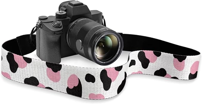 Coldinair Black Adjustable Camera Strap Universal Neck & Shoulder Soft Padded Strap for All DSLR Cameras,Binoculars by Coldinair