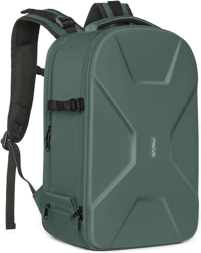 MOSISO Camera Backpack, DSLR/SLR/Mirrorless Photography Camera Bag | 15-16 inch Waterproof Hardshell Case with Tripod Holder&Laptop Compartment Compatible with Canon/Nikon/Sony, Emerald Green by MOSISO