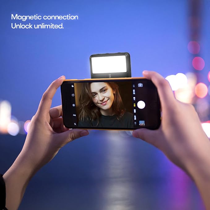 Magnet Phone Light, 160 LED Dual Side Selfie Light Compatible with iPhone Magsafe, 3 Lighting Adjustment Modes, Selfie Lights for iPhone/iPad/Camera/Photography/TikTok/Vlog/Video/Zoom Calls - Image 7