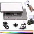 225 LED Portable Selfie Light, Video Conference Light, 4000mAh Rechargeable, App Control, Tripod, Metal Hot Shoe, Clip, CRI 97+, 24 Light Modes for Phone, Camera, Live Streaming, Makeup, Photography by VarcohCompressionSocks