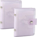 2 Pack 36 Pockets Instax Mini Photo Album Polaroid Picture Pockets PVC 4 x 3 Inch Rectangle Platinum Small Wallet Album Book Holder Cover for 3 Inch Pictures Photos Photocard Holder Storage by SOFPLATE