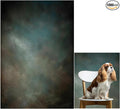 5x7ft Aqua Backdrops Portrait Backdrops for Photography Mottled Photo Background by HMTFOTO