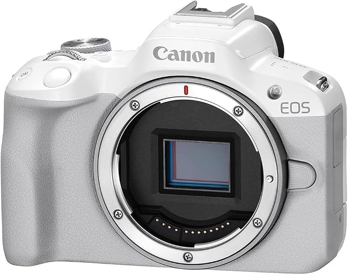 Canon EOS R50 Mirrorless Camera Body Only (White) 5812C002 Bundle with Sandisk 128GB Memory Card, Deco Essentials Camera Bag and Premium Photography Protocol Ebook Digital Download Guide - Image 2