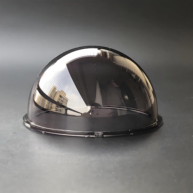 3.3 Inch Small Smoke Colored Dome Cover Waterproof Rainproof Polycarbonate Security CCTV Camera Protective Cover Plexiglass Replacement Camera Lens Cap - Image 9